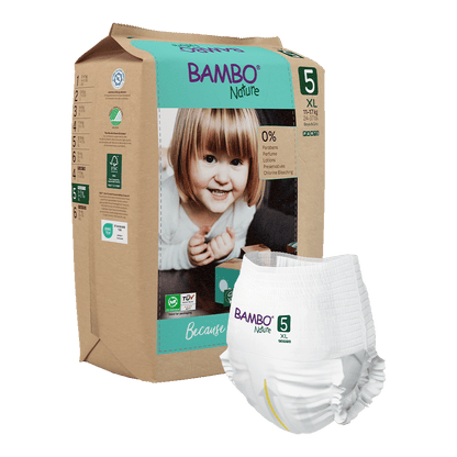 Bambo Nature hlačne pleničke velikost 5 (11-17 kg), 19 kom